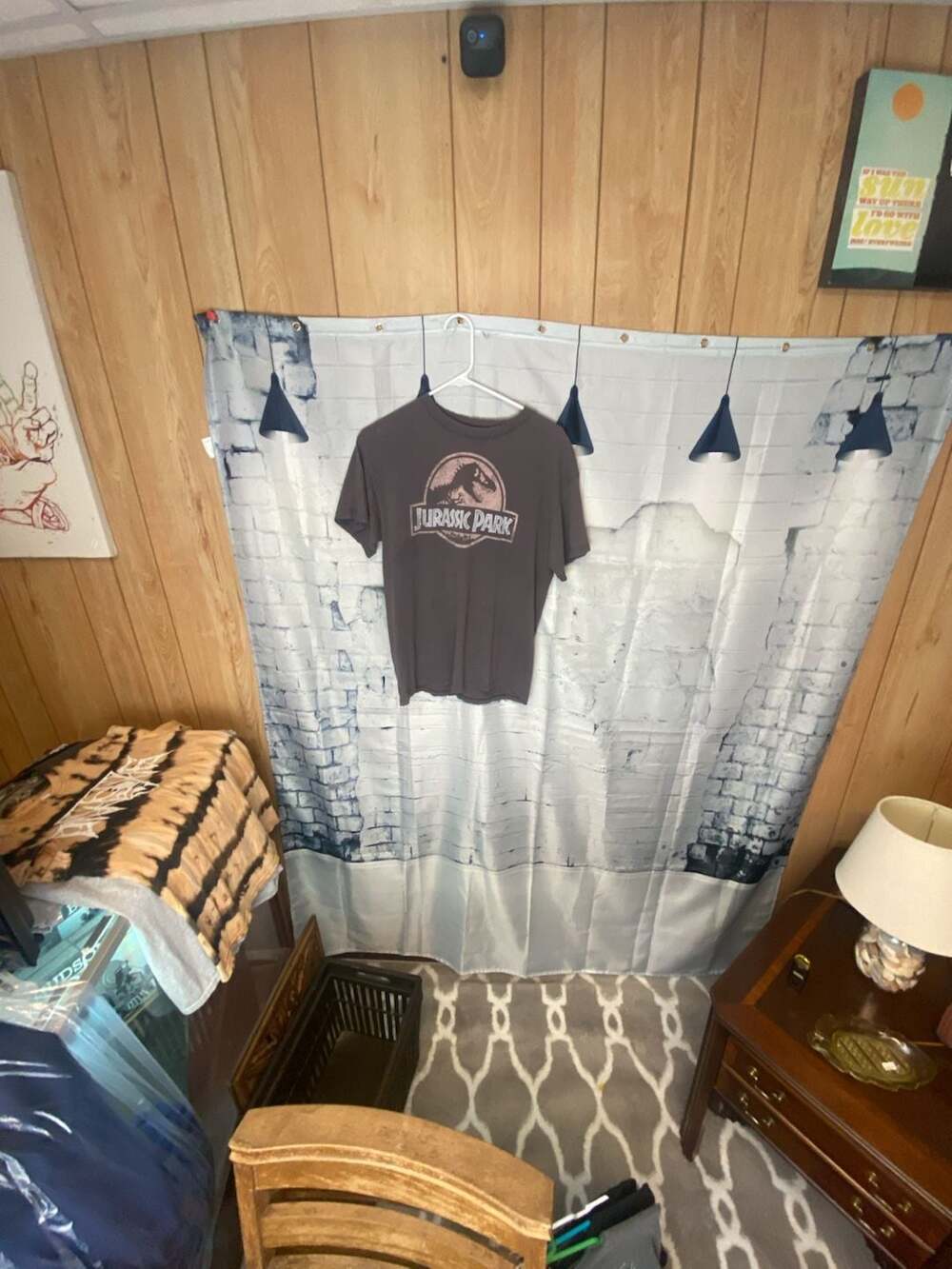 Jurassic Park Graphic T-Shirt Size M Brown Cotton